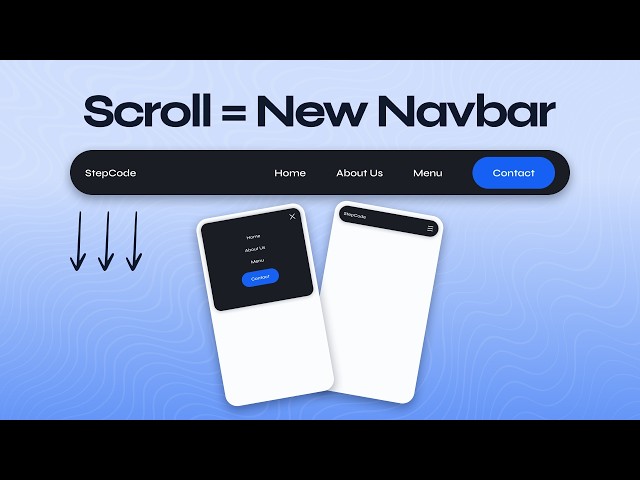 Smart Navigation Bar That Reacts to Scrolling