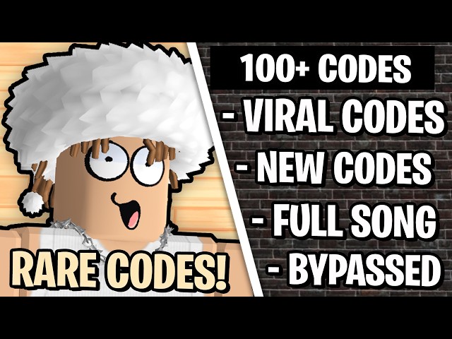 100+ RARE BYPASSED ROBLOX MUSIC CODES/IDS (JULY 2026)