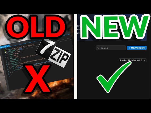 Unity Finally Fixed Custom Templates | How to Make Unity Templates