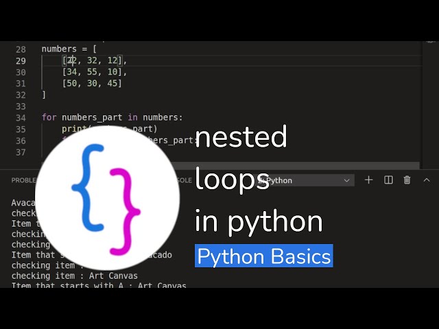 Python Basics - nested loops