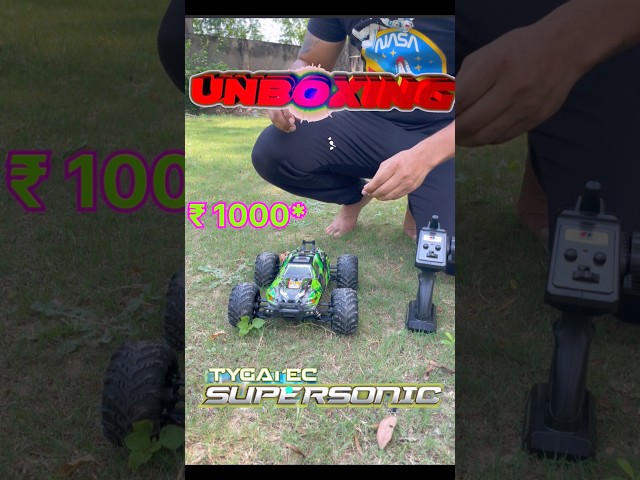 Tygatec supersonic rc car unboxing😱 #rc #rccars #rcoffoad #remotecontrolcars #unboxing #tygatec