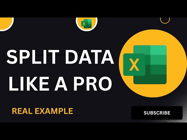 Excel Text to Columns Tutorial for Beginners  Split Comma, Tab & Space Delimited Data  Data Cleaning