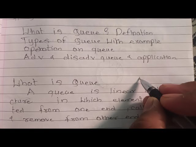 What is Queue Data structure and algorithm #easy #Learning #hub