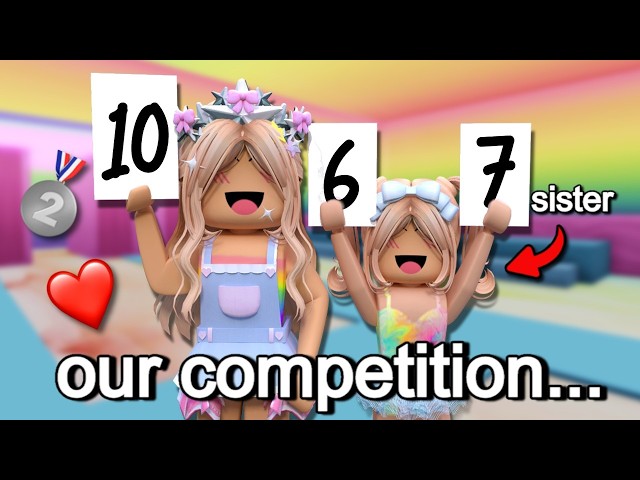 Hosting a Dance Comp with my LITTLE SISTER... 😍 | ORA Roblox Dance Moms