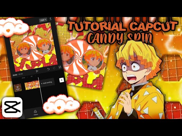 capcut tutorial || candy spin transition || candy style transition