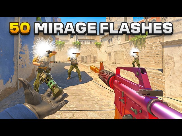 ALL CS2 Mirage Flashes You NEED to Know