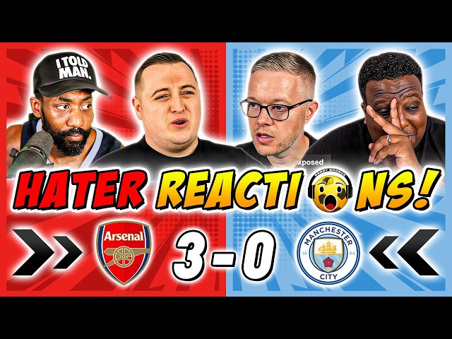 Arsenal's Rivals & Haters GUTTED 🤣 Reactions to Arsenal 3-0 Man City | Community Shield Fan Reaction