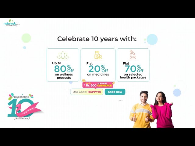 Netmeds turns 10!