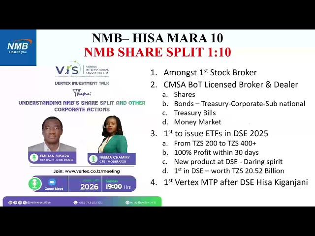 Understanding NMB’s Share Split and Other Corporate Actions