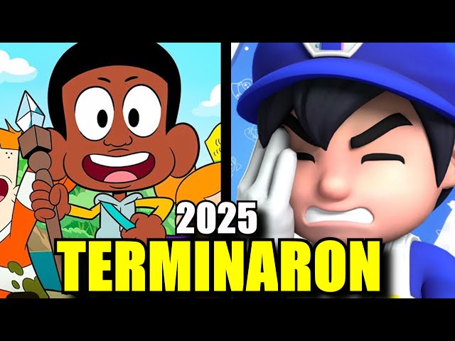 TODAS LAS CARICATURAS que TERMINARON en el 2025