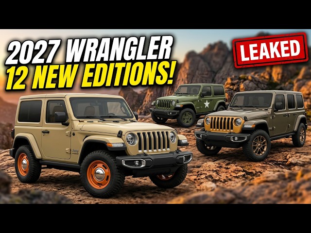 I Found the New 2027 Jeep Wrangler Special Editions! First Look