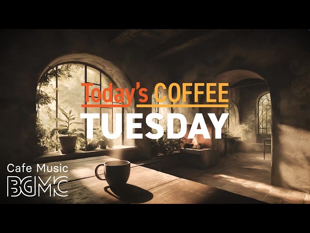 Jazz Relaxing Music ☕ Sunlit Stone Cave Cafe Jazz - Warm Piano & Bossa Nova for Tuesday Focus
