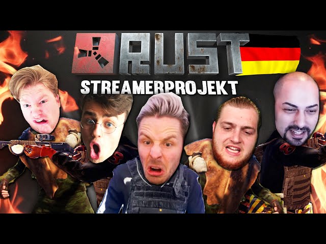 100 STREAMERS against Team Trymacs & REWI in RUST!