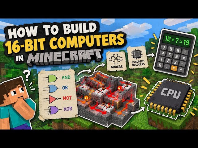 How Do People Build Computers in Minecraft? Redstone Logic Gates Explained