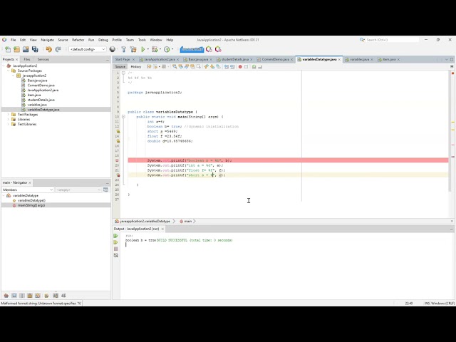 Java 11: Format specifiers