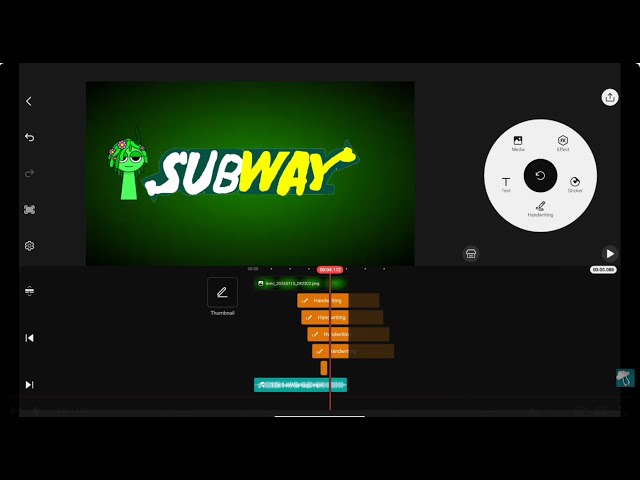 Subway Logo Remake Kinemaster Speedrun x10 Speed