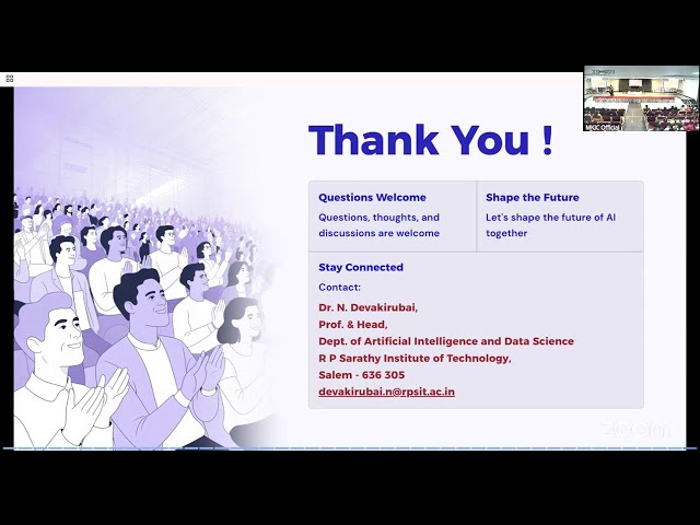 MKJC-ML & DL Algorithms For Real Time AI Tools : From Foundations to Application-09.01.26