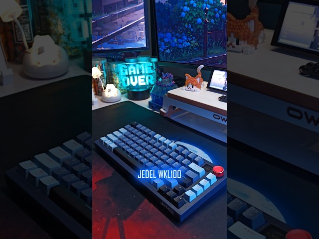 Jedel WKL100 Unboxing & Sound Test | 75% Wireless Keyboard w/ Display & Knob