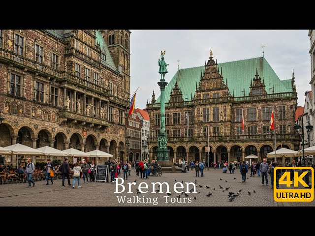 Experience Bremen Germany in Stunning 4K Ultra HD Walking Tour