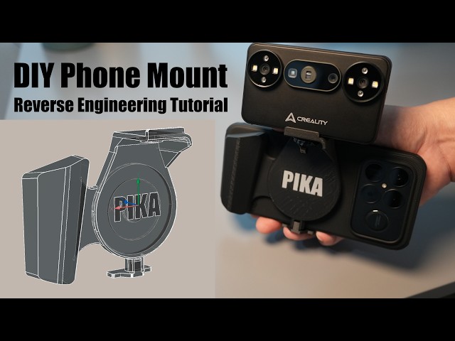 Creality Pika DIY MagSafe Phone Mount – Complete Tutorial