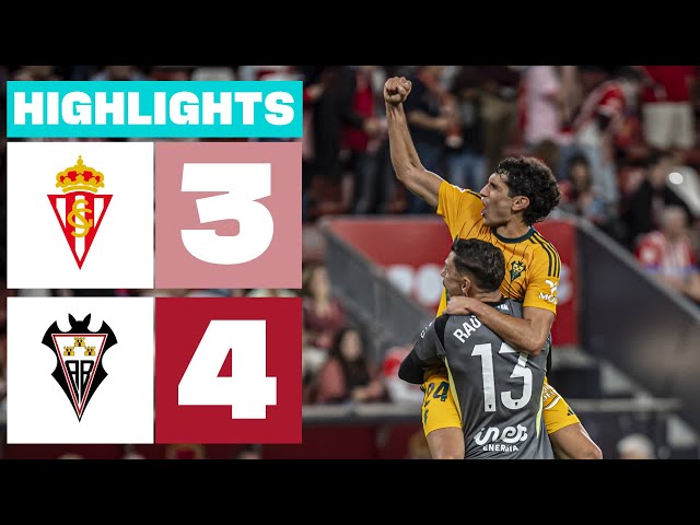 REAL SPORTING 3 - 4 ALBACETE BP | RESUMEN LALIGA HYPERMOTION