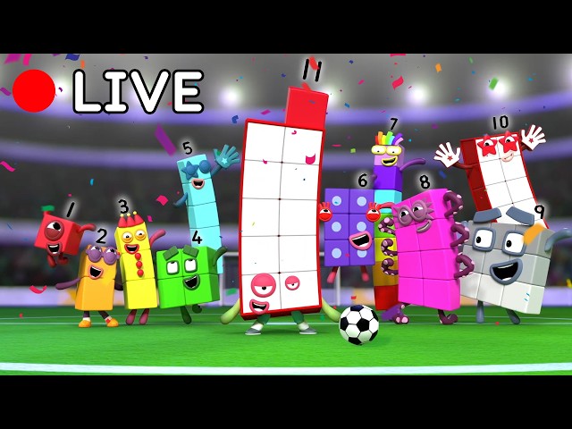🔴 GOAL! World Cup Football Fun! | Learn to Count with the Numberblocks! | Learn to Count