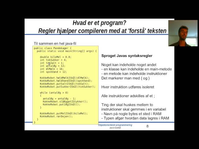 lektion 1, variabler og betingelser