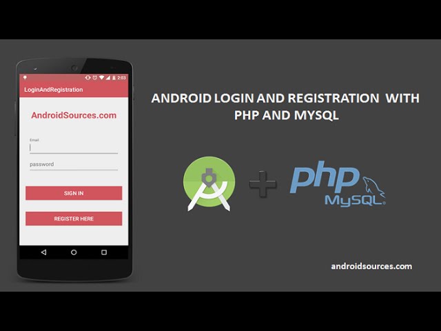 Android Login and Registration with PHP and MySQL Tutorial