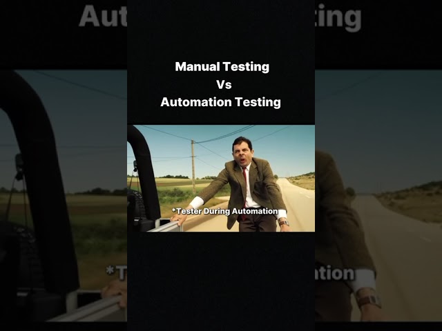 Manual vs Automation Testing