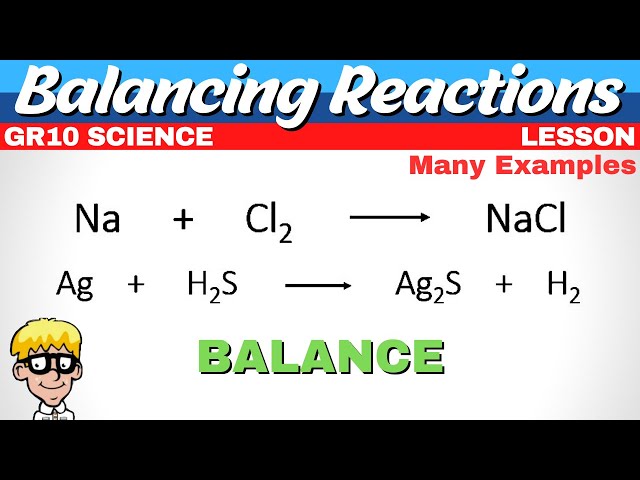 Balancing Reactions Grade 10