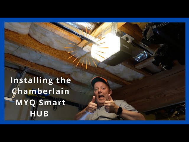 Chamberlain MYQ Smart Hub Install on a 17 yr old Genie Garage Door Opener