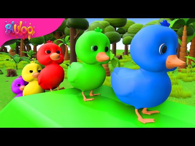 Five Little Ducks | Kids Songs | BluLoo Nursery Rhymes & Kids Songs
