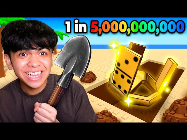 Spending $100,000 to DIG the RAREST Item (Roblox)