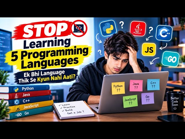 STOP Learning 5 Programming Languages ایک زبان بھی ٹھیک سے کیوں نہیں آتی؟ Learn Programming