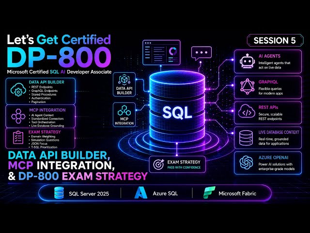 Let’s Get Certified: DP-800 | Session 5 | Data API Builder, MCP, and Exam Strategy