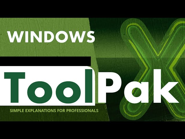 How to Install Excel Analysis ToolPak for Statistics (Windows) - Course Prep Tutorial