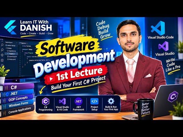 Software Development for Beginners | 1st Lecture | C# & Visual Studio