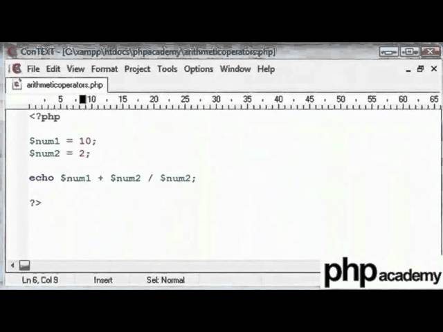 Arithmatic Operators - English