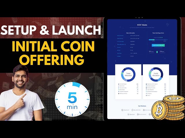 How to Setup and launch ICO Initial Coin Offering Cryptocurrency in 10 minutes