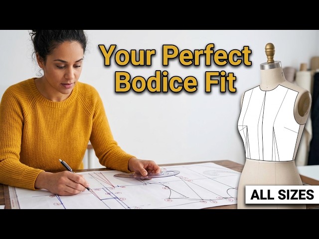 Draft Your Perfect Bodice Pattern! (Basic Block Tutorial)