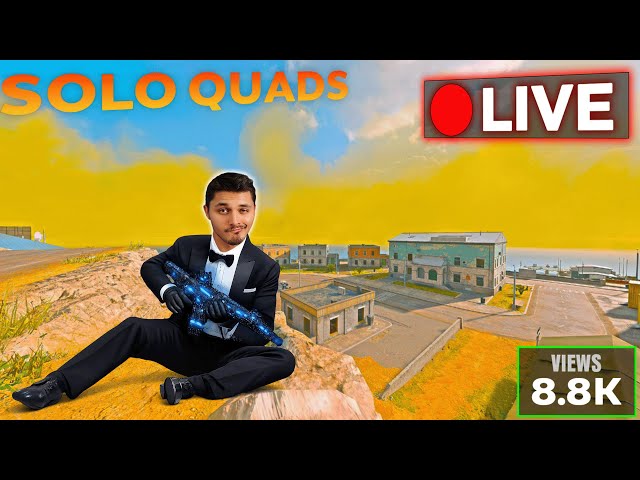 🔴LIVE - SOLO QUADS !Discord