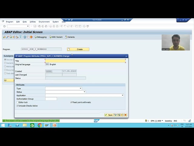 1 - ABAP Programming - Classical Reports - Introduction