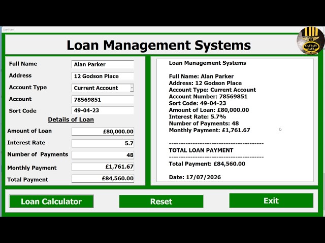 How to Create a Loan Calculator in Excel VBA Using UserForms - Part 2 of 2