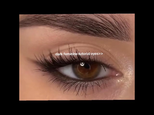 Dark Feminine Eyeliner Tutorial ✨ Seductive & Sharp Look