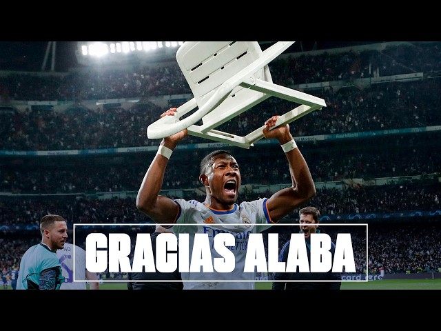 Gracias, DAVID ALABA: El homenaje del REAL MADRID y sus MEJORES MOMENTOS