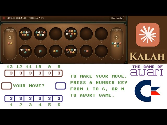 Shopkeeper's Kalah (and Awari Game for C64) / Claude AI