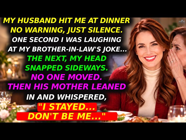 My Husband Hit Me at Dinner—His Mother Whispered, “I Stayed… Don’t Be Me” | Her Revenge Truths