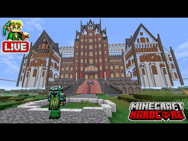 Planning the Courtyard for My Haunted Manor in My 58,800 Day Hardcore Minecraft World