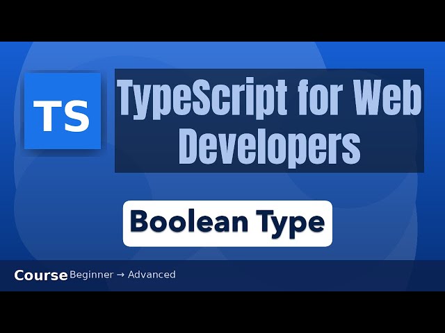 Boolean in TypeScript