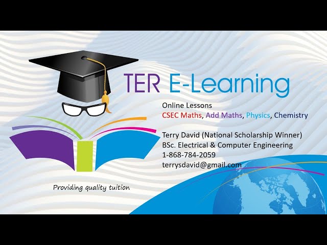 CSEC Add Maths - Broad Topics (Terry David)